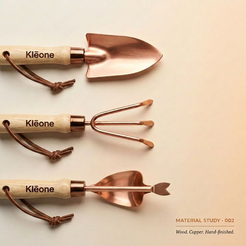 Copper Trio Garden Tool Set