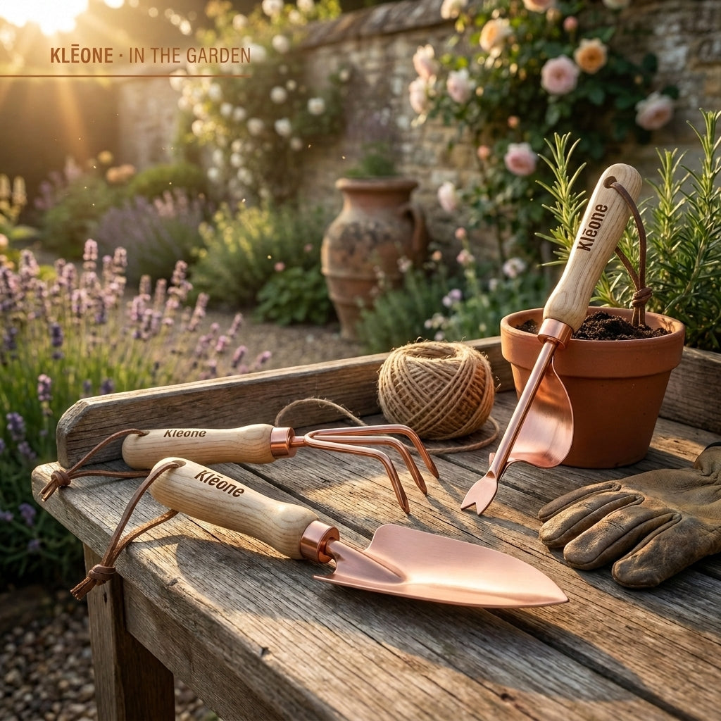 Copper Trio Garden Tool Set