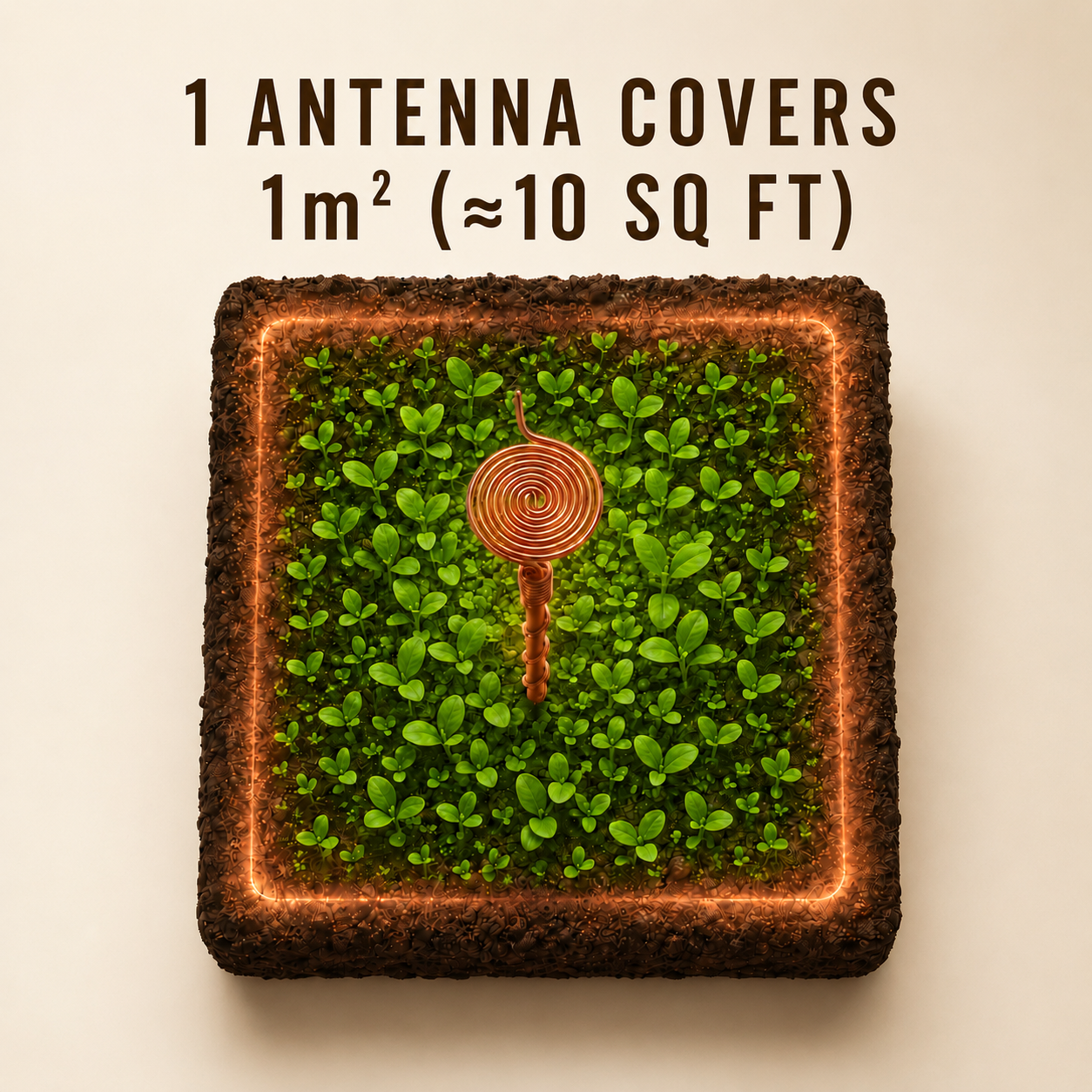 Electro-Culture Pure Copper Antenna