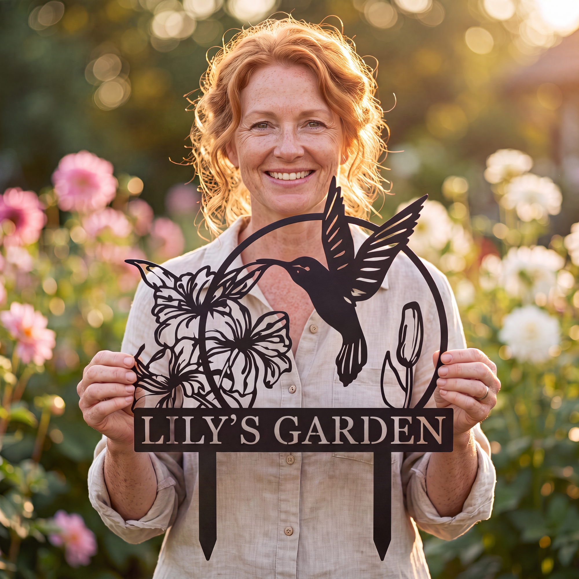 Custom Metal Garden Sign